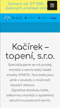 Mobile Screenshot of kacirek.cz