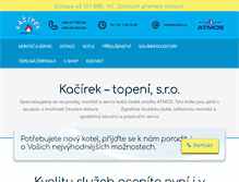 Tablet Screenshot of kacirek.cz